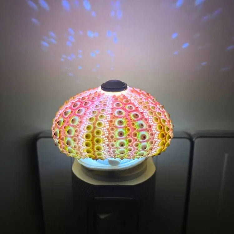 Beachy Seashell Decor Table Lamp