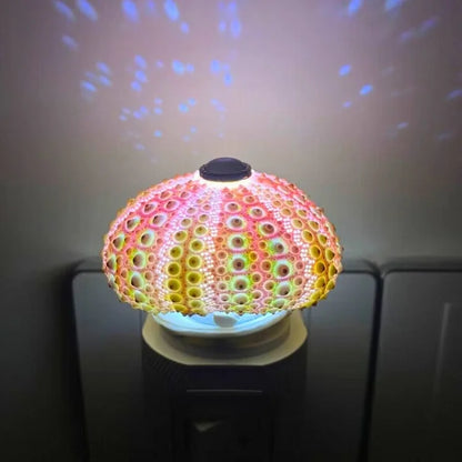 Beachy Seashell Decor Table Lamp