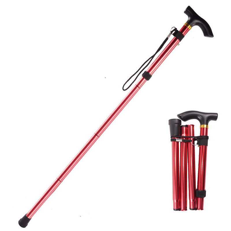 Portable Collapsible Walking Cane for Elderly and Disabled - Luxicro