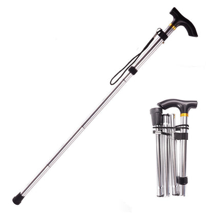 Portable Collapsible Walking Cane for Elderly and Disabled