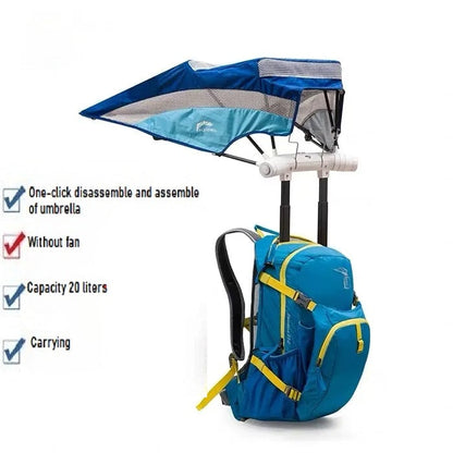 Durable Hiking Rucksack with Integrated Canopy