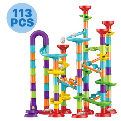 Colorful Marble Run Construction Toy