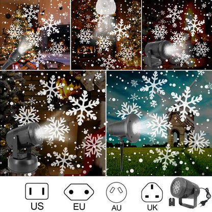 Bright Holiday LED Yard Light Projector