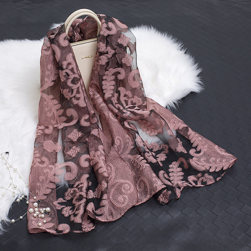 Beautiful Soft Floral Scarf