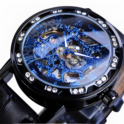 Luxury Sapphire Stainless Steel Men's Watch