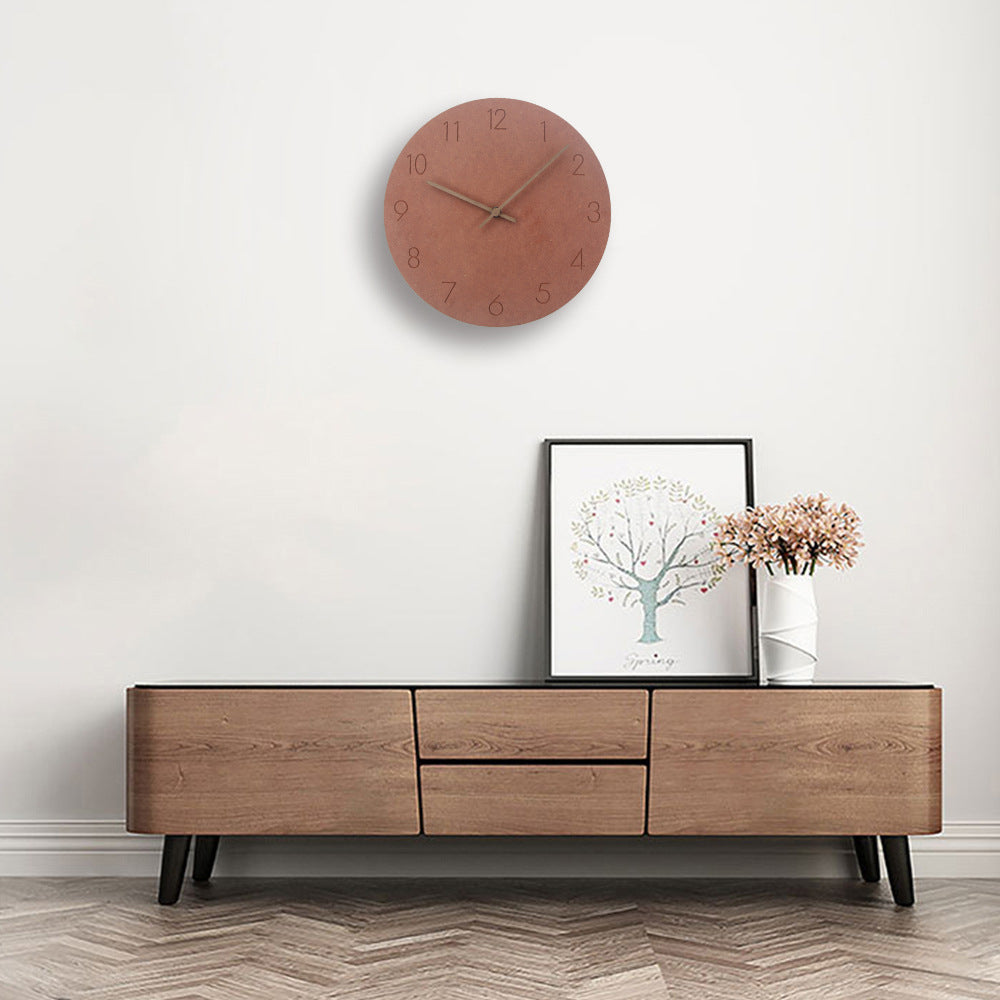 Modern Quiet Wooden Wall Clock