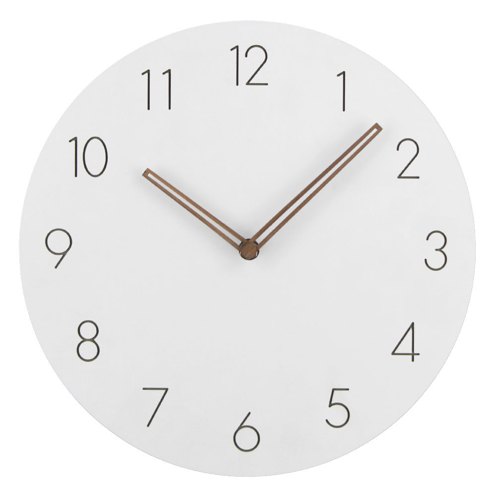 Modern Quiet Wooden Wall Clock