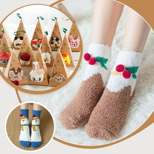 Cozy Holiday Christmas Socks - Luxicro