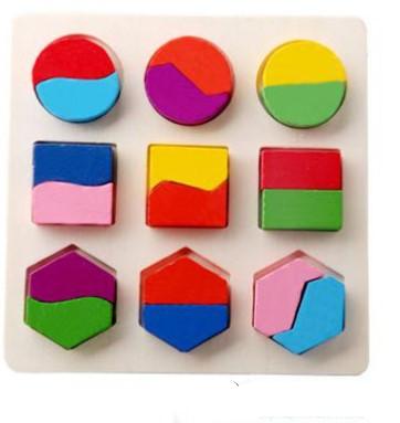 Learning Wooden Puzzle Blocks Toy - Luxicro