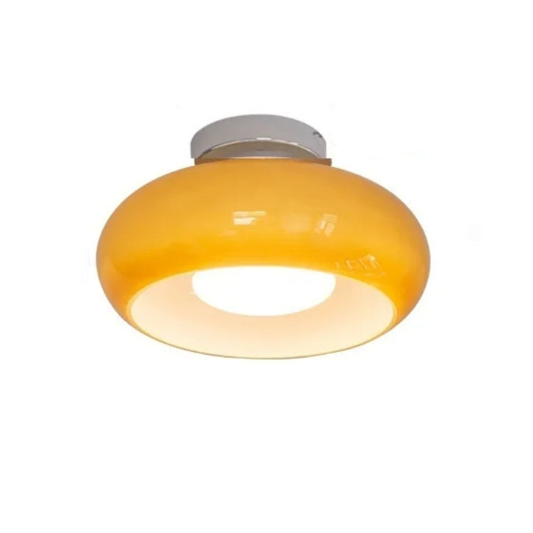 Soft Glow Pendant Lamp with Warm Amber Shade