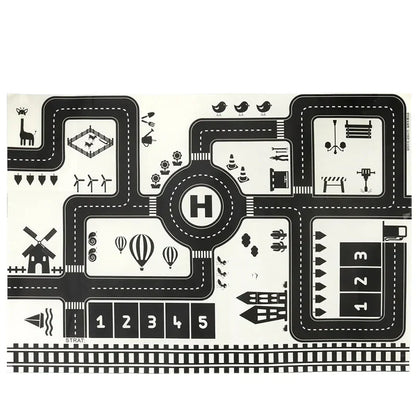 Colorful City Road Playmat for Children