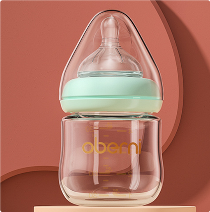 Gentle Baby Bottle with Soft Spout - BPA Free Newborn Feeder