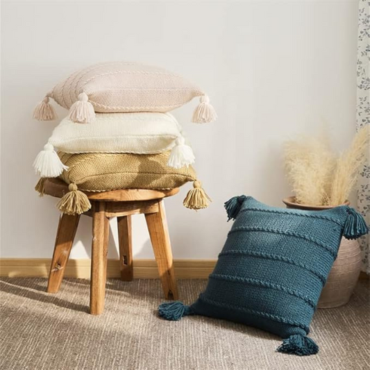 Cozy Pom Pom Throw Pillow - Luxicro