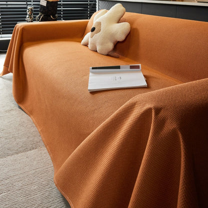 Plush Textured Water Resistant Sofa Throw Blanket