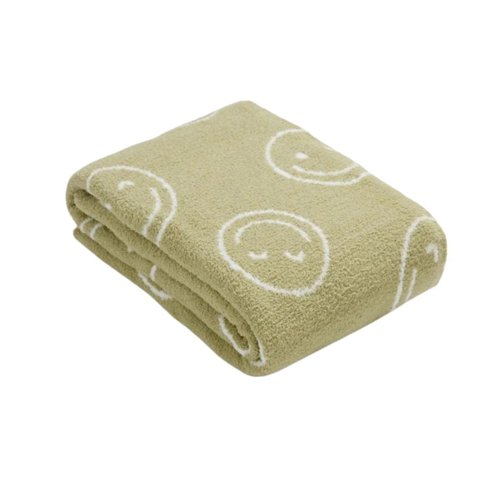 Fun Happy Soft Throw Blanket