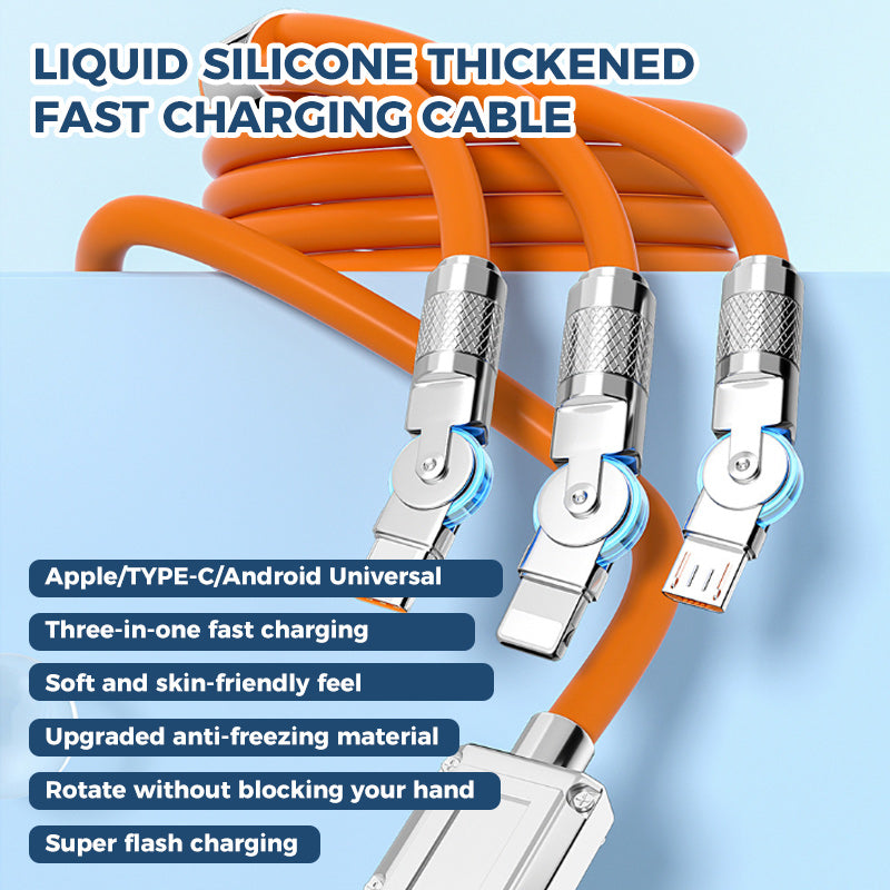 Bendable 360 Rotation USB Charger Cable