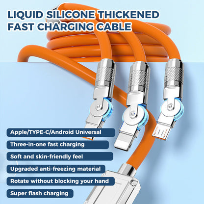 Bendable 360 Rotation USB Charger Cable
