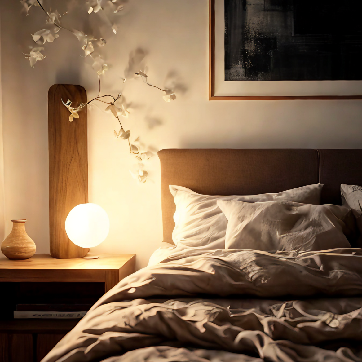 Rustic Antler Wall Light - Wooden & Metal - Luxicro