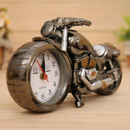 Retro Motorcycle Desk Clock