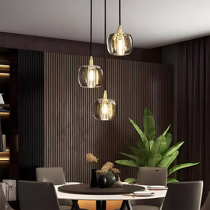 Vibrant Glass Drop Chandelier Lighting