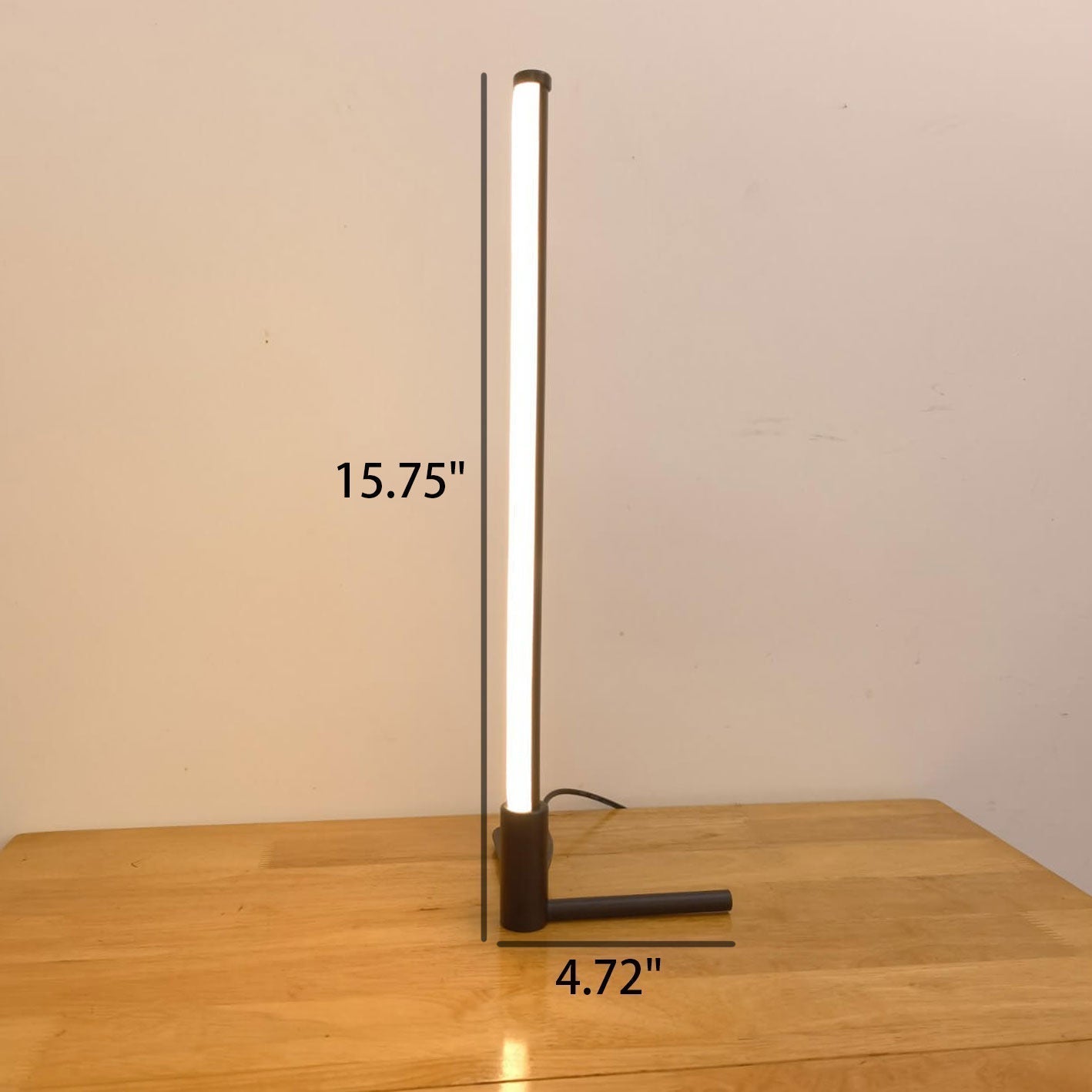 Compact LED Table Lamp with Nightlight