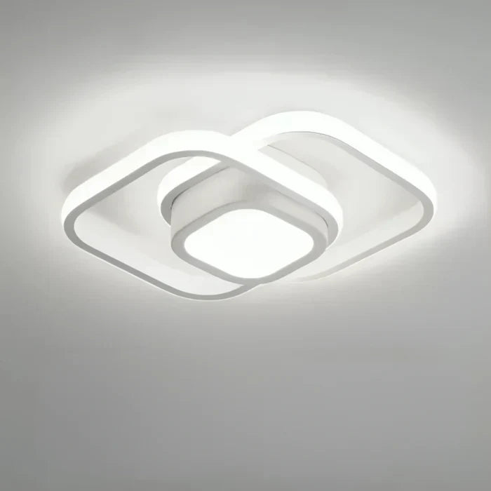 Modern Dual Ring Ceiling Lamp