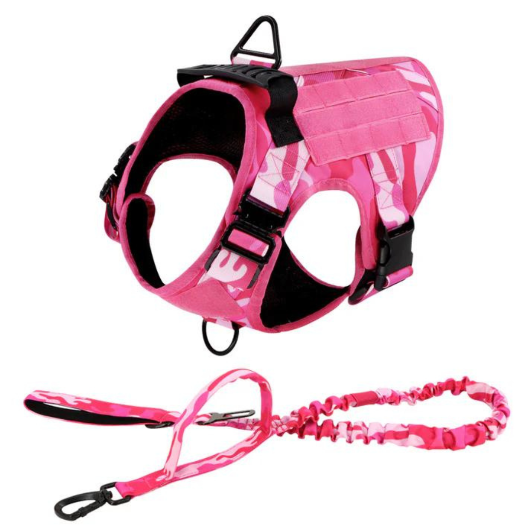 Durable Dog Vest Harness With Front Clip And Back Handle