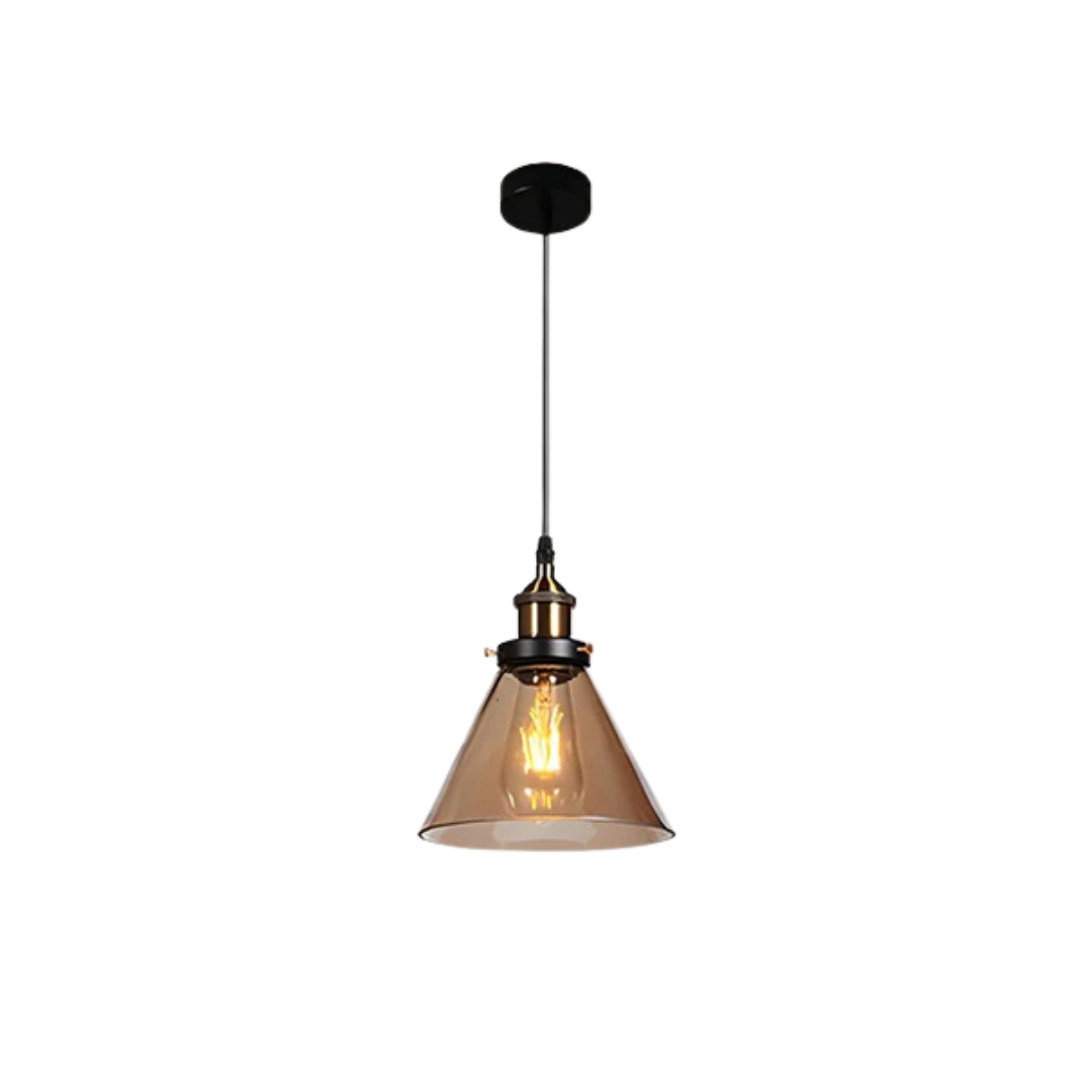 Elegant Hanging Glass Ceiling Light