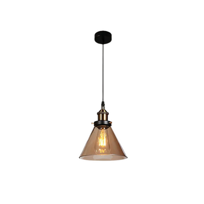 Elegant Hanging Glass Ceiling Light
