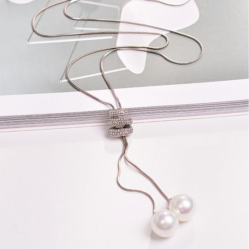 Cozy Longline Sweater Necklace for Ladies