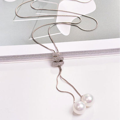 Cozy Longline Sweater Necklace for Ladies