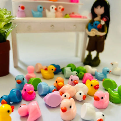 Cute Miniature Rubber Duck Decoration