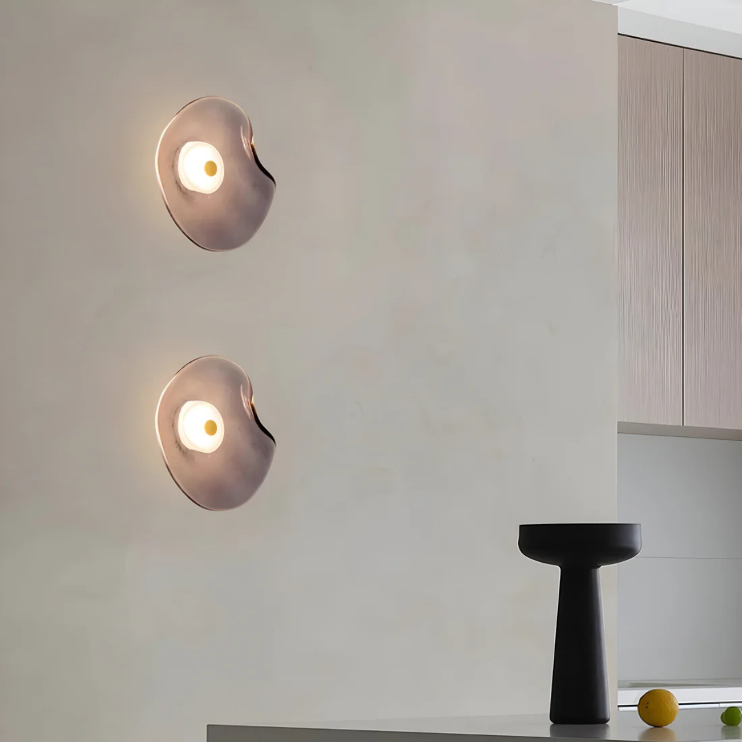 Modern Circular Glass Wall Lamp