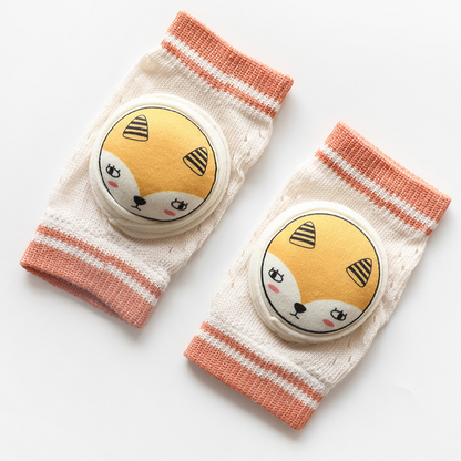 Cushioned Infant Knee Guards for Crawlers with Non Slip Protection
