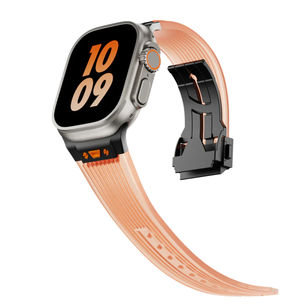 Clear Flexible Apple Watch Strap
