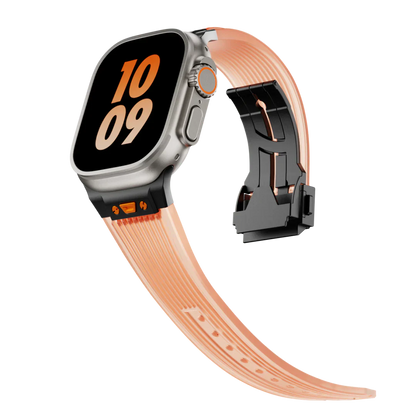 Clear Flexible Apple Watch Strap