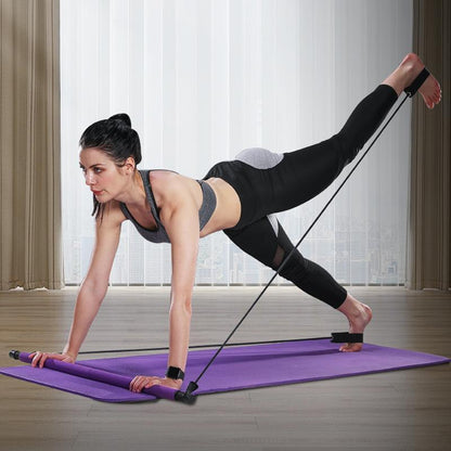 Compact Home Pilates Exercise Bar Kit
