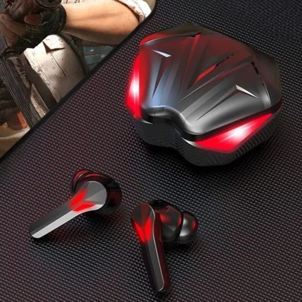 Cordless Gaming Earbuds With Microphone - Luxicro
