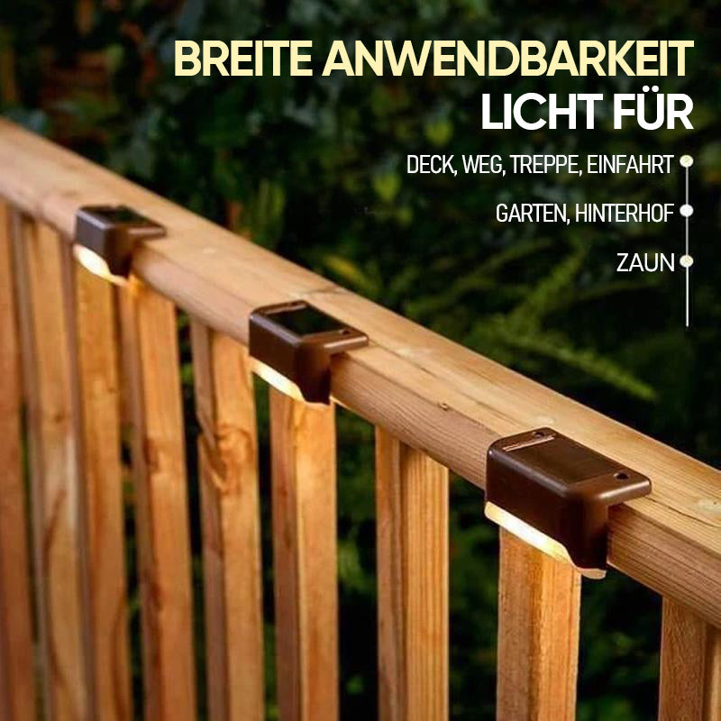 Solar Powered Outdoor Step Lights (4 Pack)