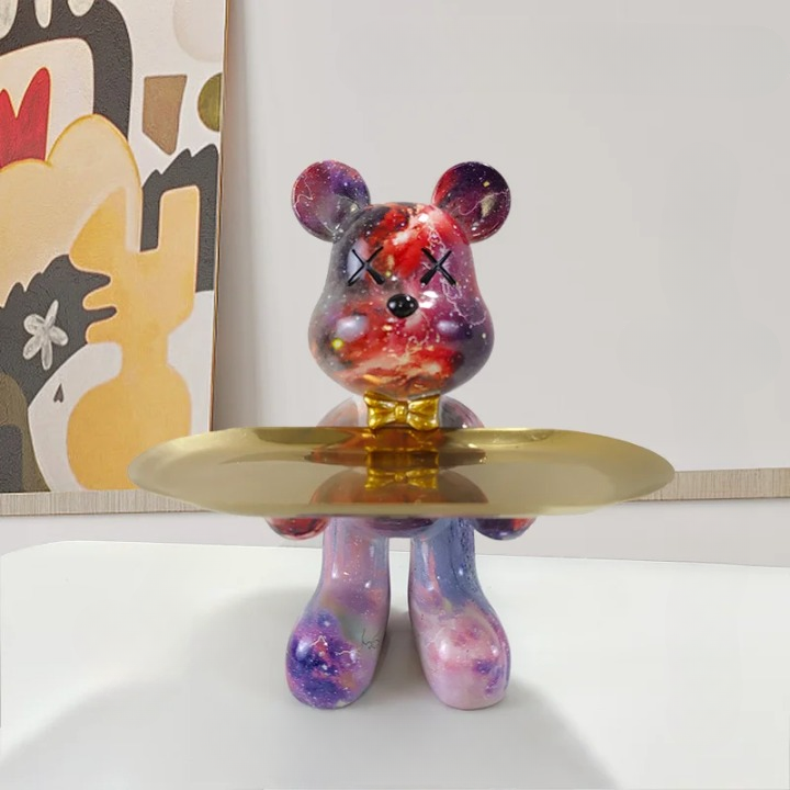 Cute Teddy Bear Food Serving Platter