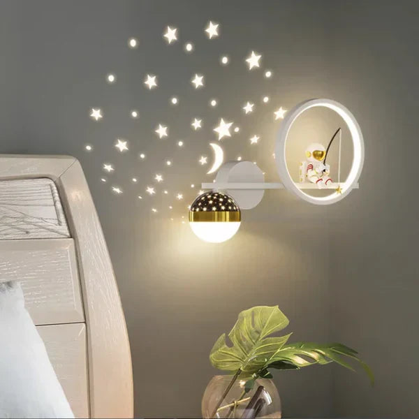 Colorful Kids Bedroom Wall Lamp