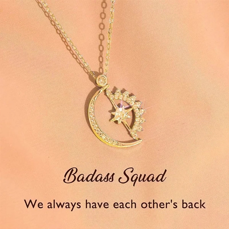 Celestial Night Sky Pendant Necklace