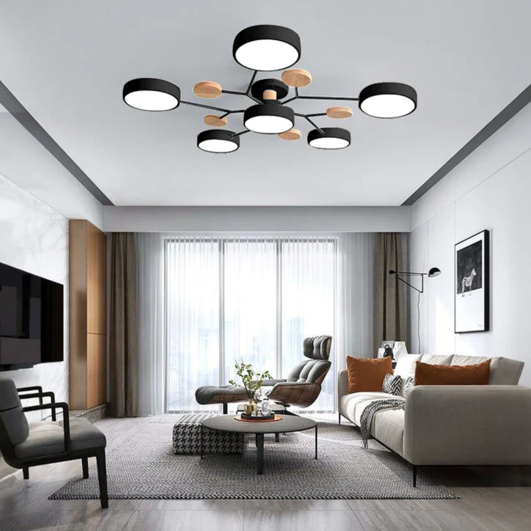 Modern Circular Overhead Lamp