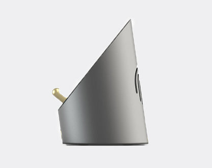 Compact Bluetooth Desktop Speaker with Clock and Phone Stand