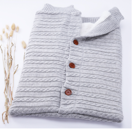 Cozy Baby Sleep Sack with Hood – Warm Padded Sleeper