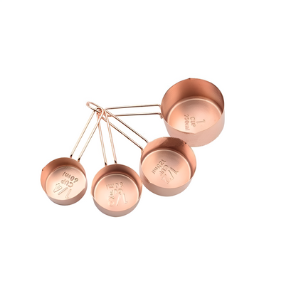 Premium 4-Piece Metal Measuring Cup Set