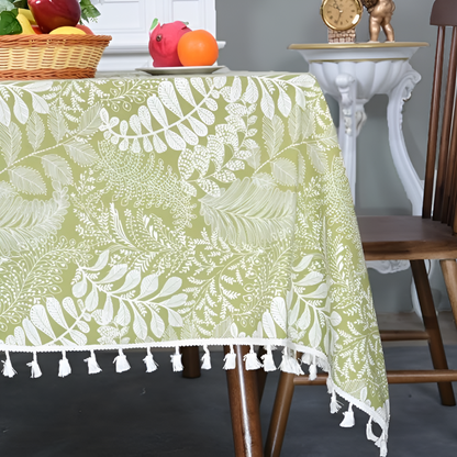 Vintage Style Embroidered Table Cover
