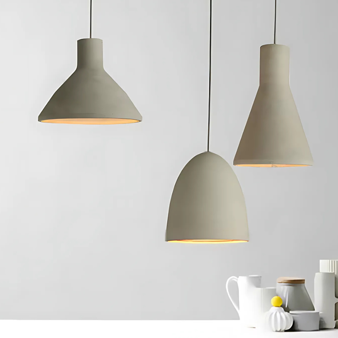 Rustic Hanging Pendant Light Set - Luxicro