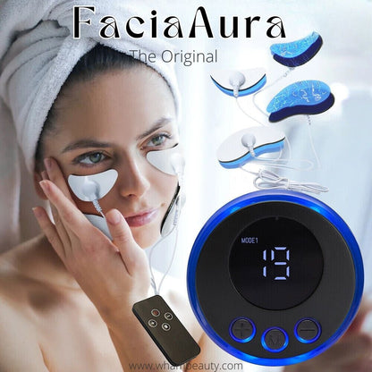 Advanced Facial Massager with 8 Modes and LED Light