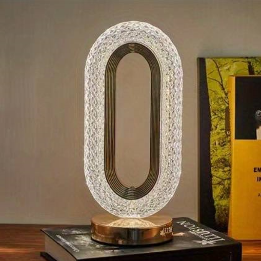 Elegant Clear Desk Lamp